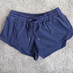 Lululemon Hotty Hot Shorts Navy, Size 6 - 2in Inseam - No Liner